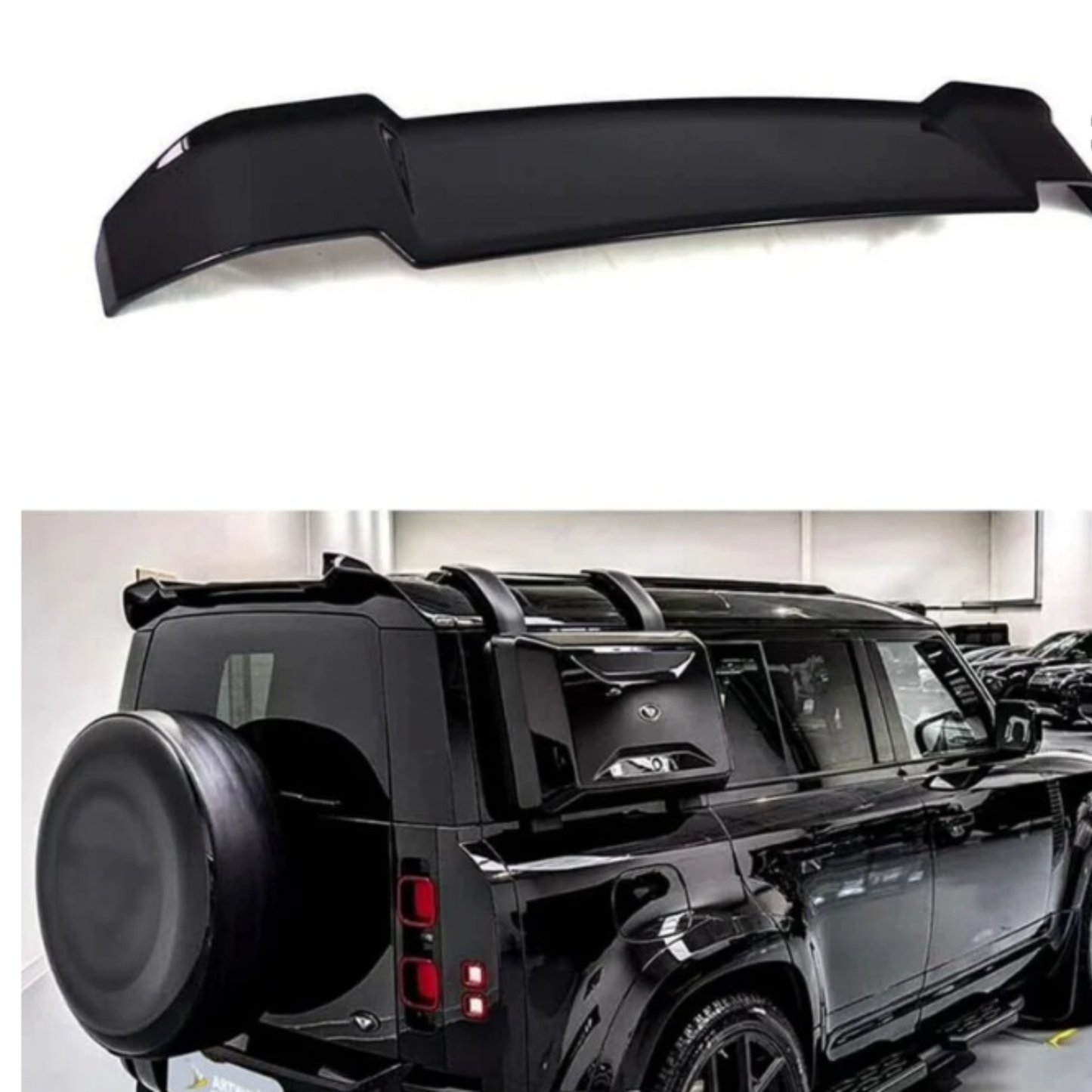 Dry Carbon Fiber Rear Spoiler - Defender