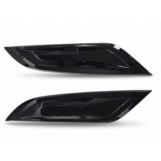 Side Vent Bonnet Air Vent KIT GLOSS BLCK - Defender