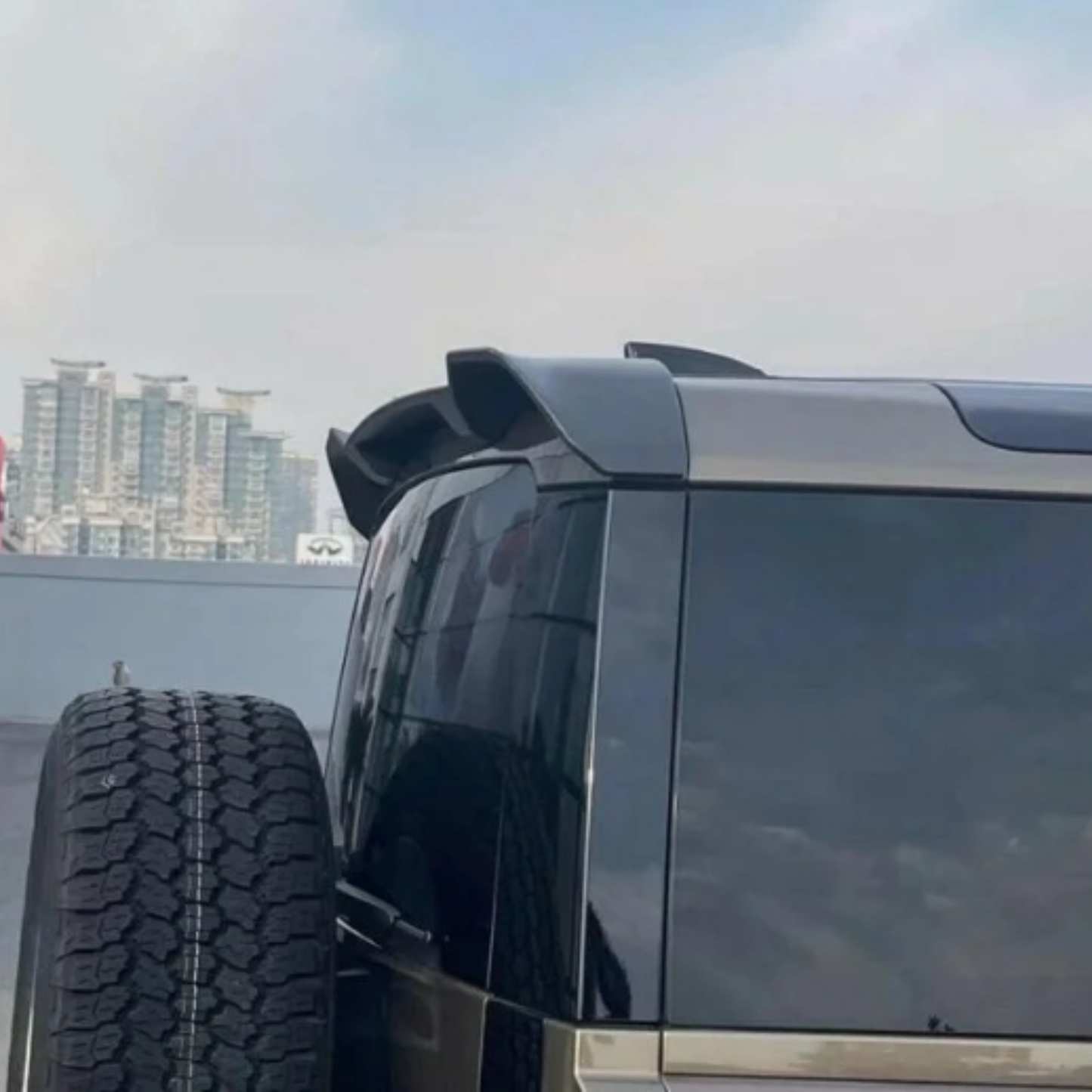Dry Carbon Fiber Rear Spoiler - Defender