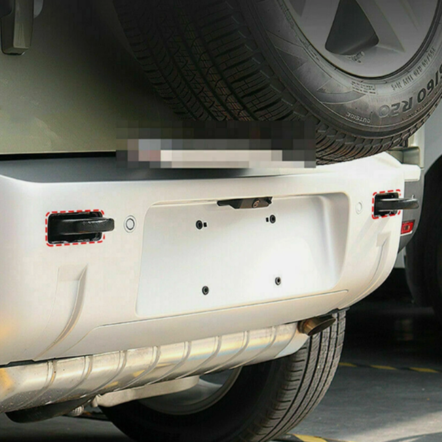 4Pcs Rear Bumper Tow Hook - Defender