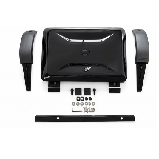 Gloss Black Side Mounted Gear Carrier Box Fits - Defender