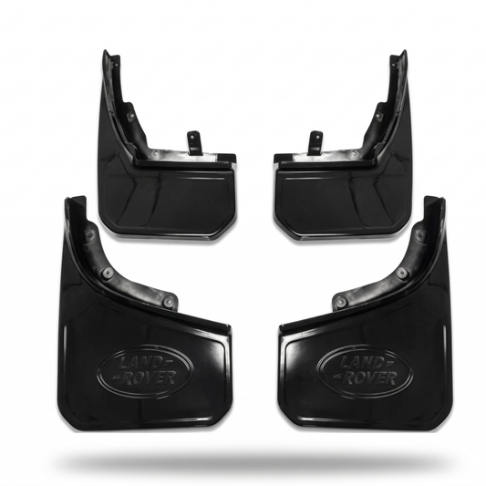 Mudguard Front Rear Wheel Black Plastic Mud Flaps - Defender