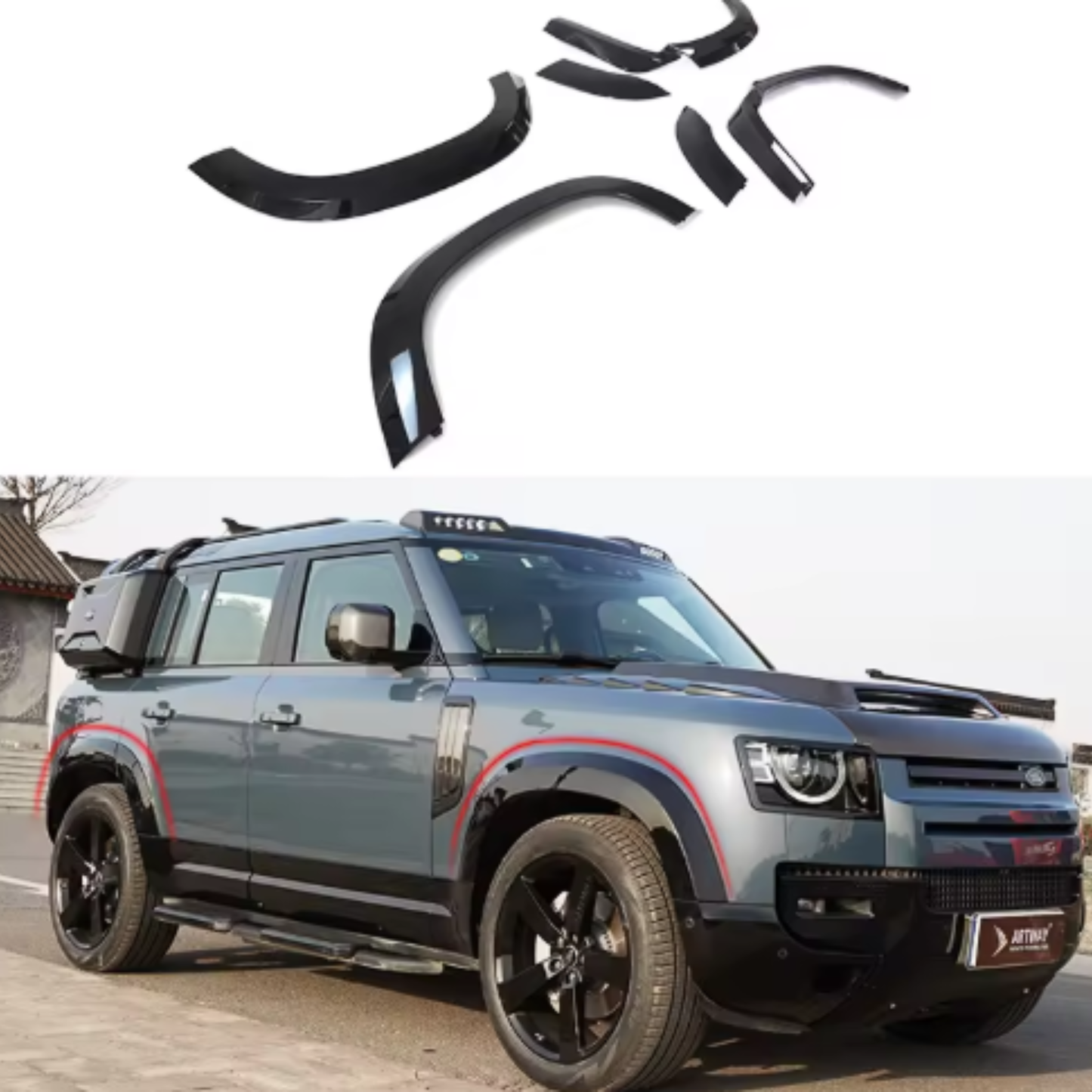 Wheel Arches Fender Flare Trim - Defender