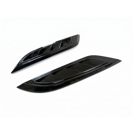 2Pcs ABS Front Bonnet Hood Vent Trims - Defender