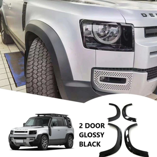 Wheel Arches Gloss Black To Fit - Defender