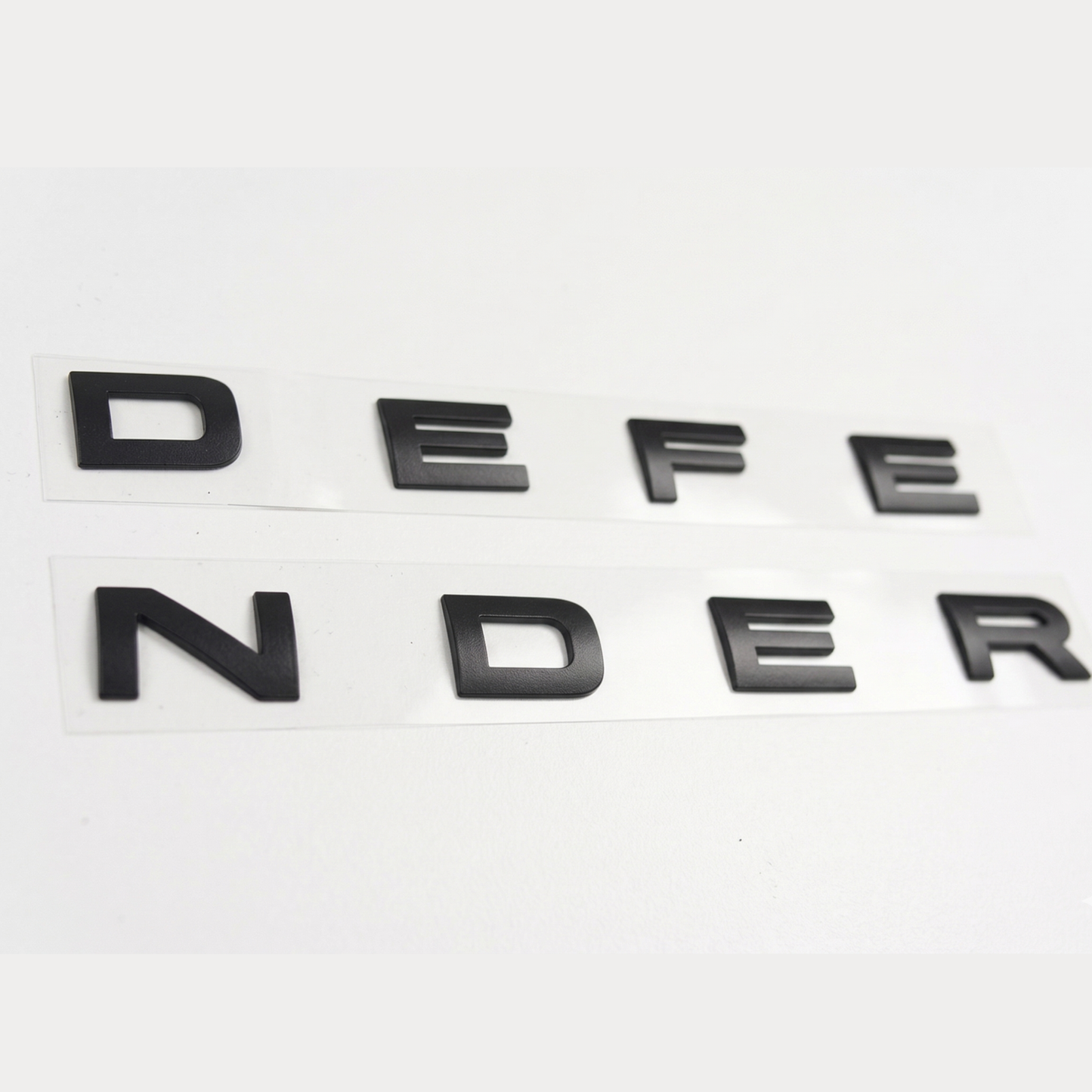 Matte Black Letters Emblem Insignia - Defender