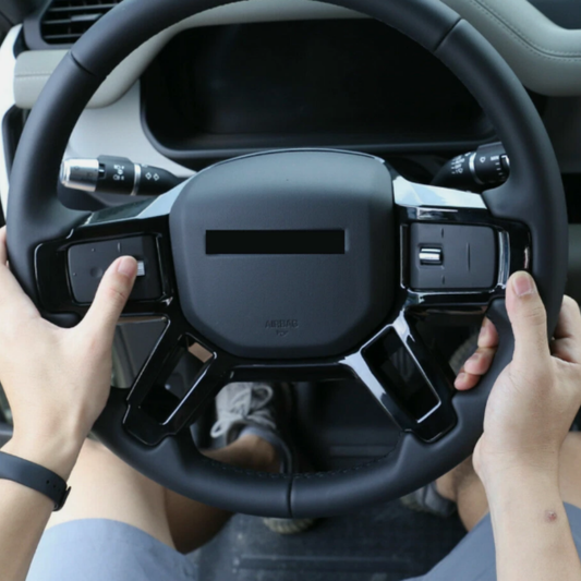 Wheel Button Cover Frame Black