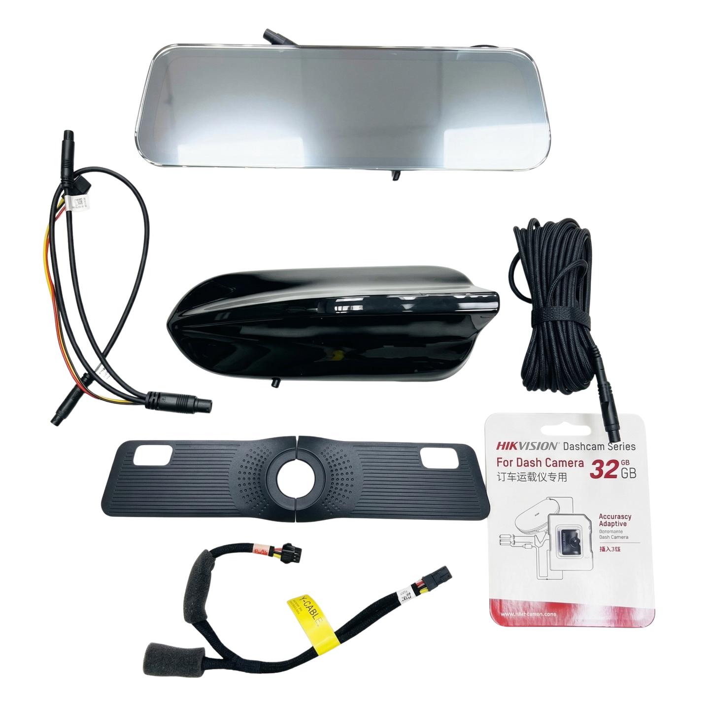 DASH CAM MIRROR FULL SCREEN DUAL CAMERA 4K - TANK 300