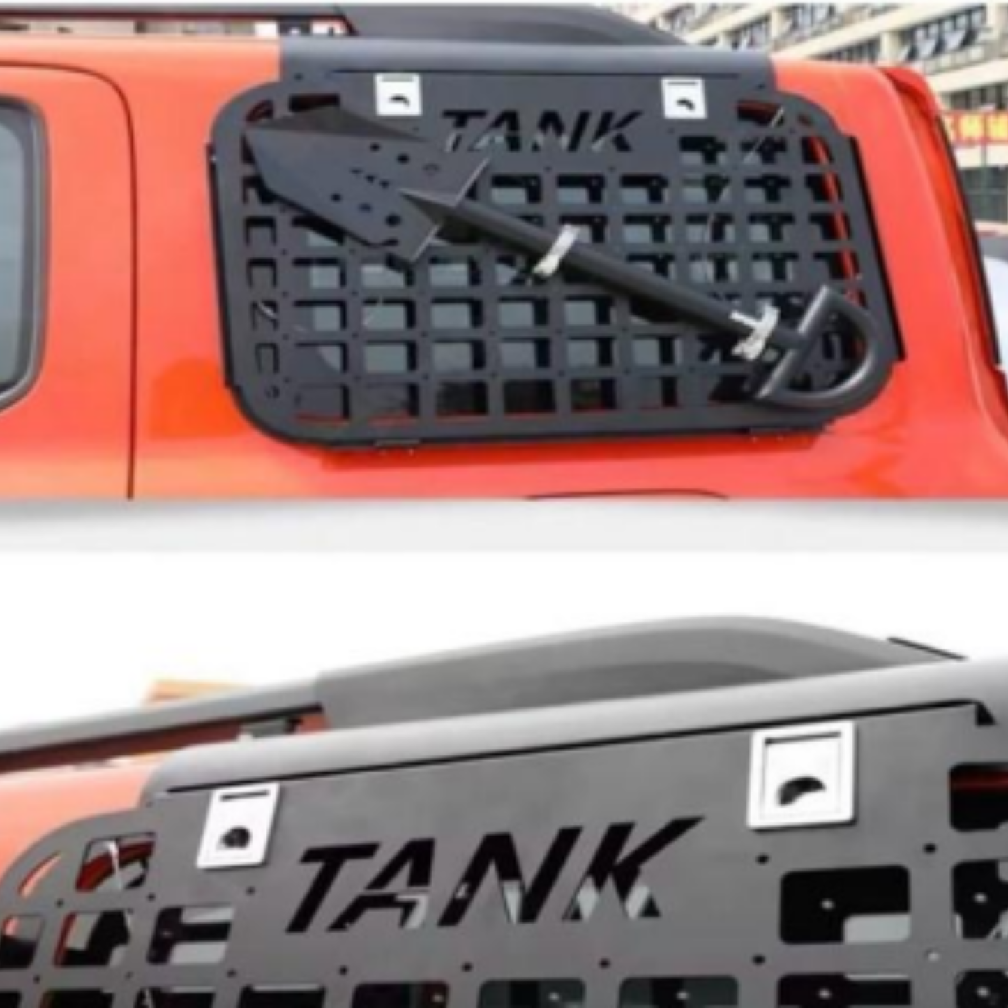 Side window expansion platform, storage rack - Tank 300